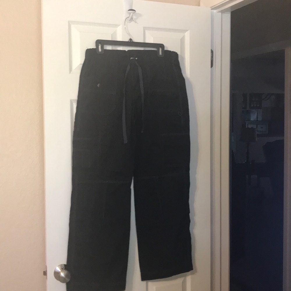 Black Dickies scrub pants